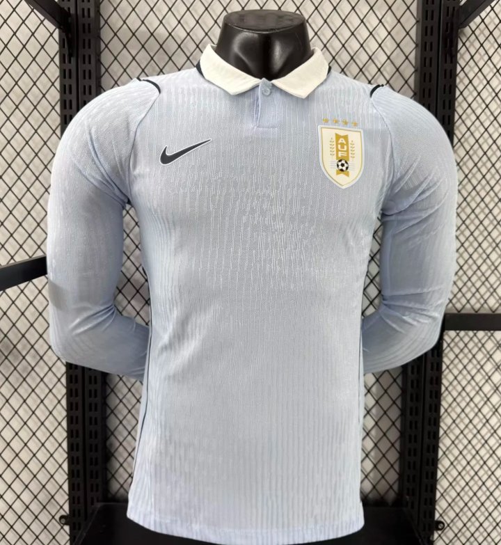 AAA Quality Uruguay 2026 World Cup Home Leak Long Jersey(Player)